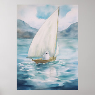 Geisterkunst: Segeln Poster