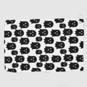 Geistermuster Golfhandtuch (Horizontal)