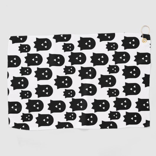 Geistermuster Golfhandtuch (Horizontal)