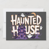 Geisternacht Einladung (Vorderseite)