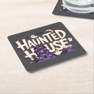 Geisternacht Rechteckiger Pappuntersetzer