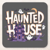 Geisternacht Rechteckiger Pappuntersetzer (Vorderseite)