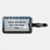 Geisterpferde in Dunkler Nacht Gepäckanhänger (Rückseite horizontal)