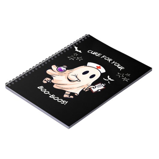 Geisterpfropfen mit magischem Tränen - Heilung für Notizblock (Linke Seite)