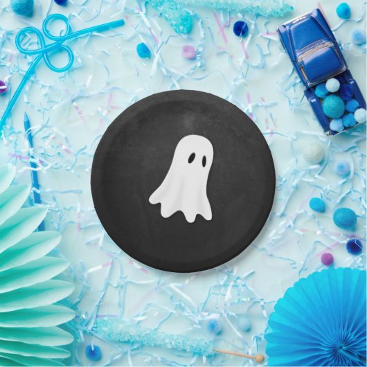 Geisterplatte Pappteller (Party)