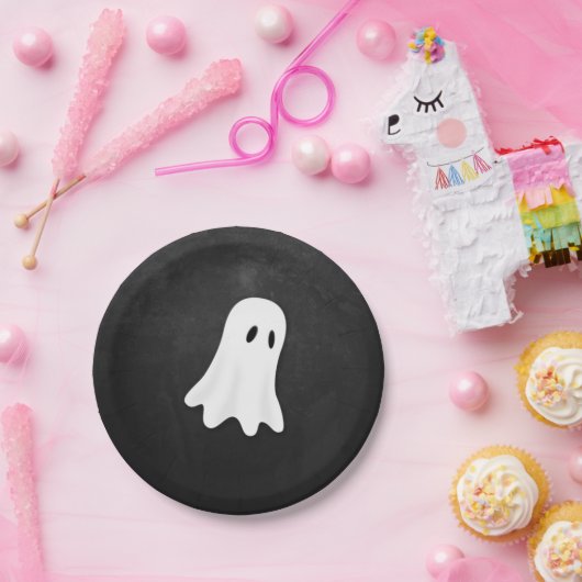 Geisterplatte Pappteller (Party)