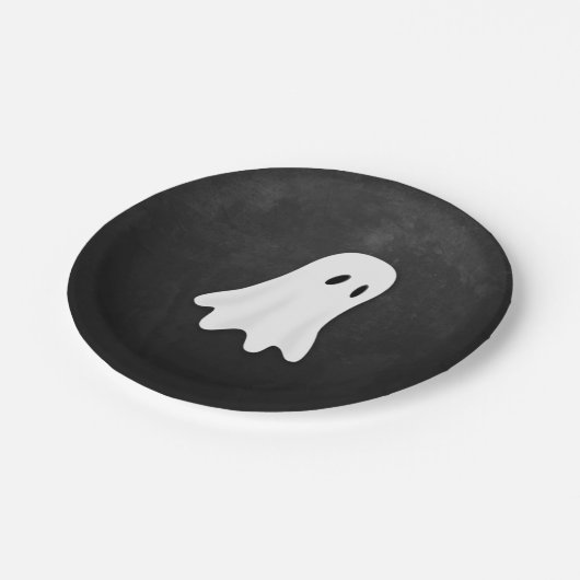 Geisterplatte Pappteller (Schrägansicht)