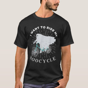 Geisterrad Fahrrad Fahrrad Lustiger Boocycle Radfa T-Shirt