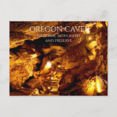 Geisterraum, Höhlenformationen, Oregon-Höhlen Postkarte (Vorderseite)
