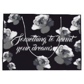 Geisterrose - Verzauberte Halloween-Träume Große Geschenktüte (Rückseite)