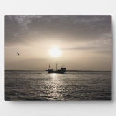 Geisterschiff bei Sunset Canvas Print Fotoplatte (Vorderseite)