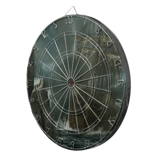 Geisterschiff Dartscheibe (Vorderseite rechts)