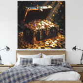 Geisterschiff der Piraten Leinwanddruck (Insitu (Schlafzimmer))