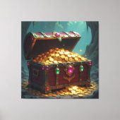 Geisterschiff der Piraten Leinwanddruck (Vorderseite)