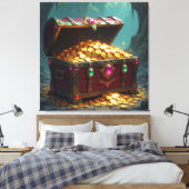 Geisterschiff der Piraten Leinwanddruck (Insitu (Schlafzimmer))