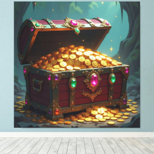 Geisterschiff der Piraten   Leinwanddruck