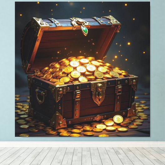 Geisterschiff der Piraten   Leinwanddruck (Insitu (Holzboden))