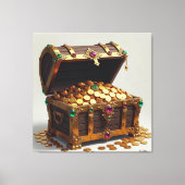 Geisterschiff der Piraten Leinwanddruck (Vorderseite)