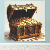 Geisterschiff der Piraten Leinwanddruck (Insitu (Holzboden))