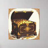 Geisterschiff der Piraten   Leinwanddruck (Vorderseite)