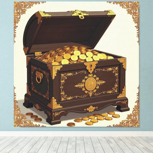 Geisterschiff der Piraten   Leinwanddruck (Insitu (Holzboden))