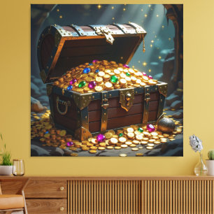 Geisterschiff der Piraten   Leinwanddruck