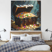 Geisterschiff der Piraten   Leinwanddruck (Insitu (Schlafzimmer))