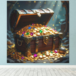 Geisterschiff der Piraten   Leinwanddruck