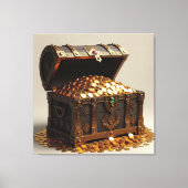 Geisterschiff der Piraten Leinwanddruck (Vorderseite)