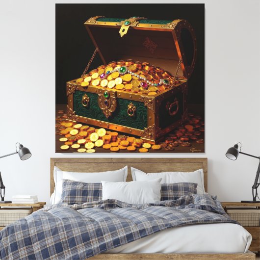 Geisterschiff der Piraten Leinwanddruck (Insitu (Schlafzimmer))