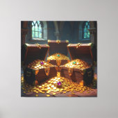 Geisterschiff der Piraten   Leinwanddruck (Vorderseite)