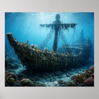 Geisterschiff in der Tiefe Poster