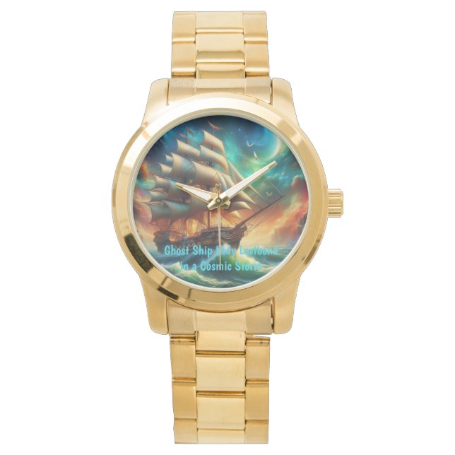 Geisterschiff Lady Lovibond in a Cosmic Storm Armbanduhr (Vorderseite)