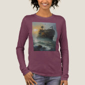 Geisterschiff, Piratenschiff, Tri-Blend Shirt (Vorderseite)