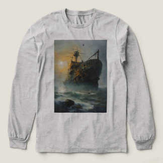 Geisterschiff, Piratenschiff, Tri-Blend Shirt
