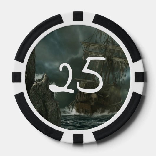 Geisterschiff Pokerchips (Vorderseite)