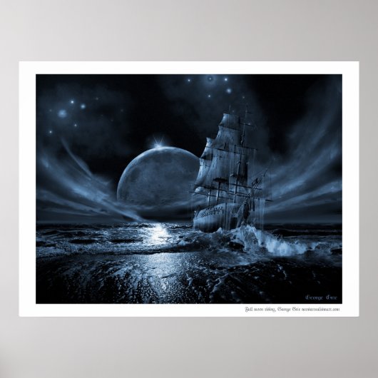 Geisterschiff-Serie: Vollmond steigt Poster (Vorne)