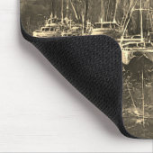 "Geisterschiffe in der Bucht" Mousepad (Ecke)