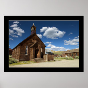 Geisterstadt-Kirche Poster