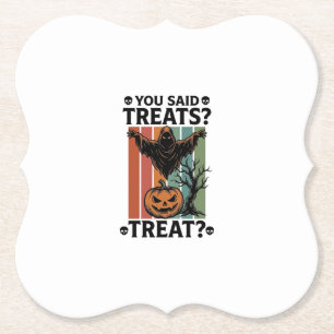 Geistert-Shirt Halloween mit gruseligen Pun und Kü Untersetzer