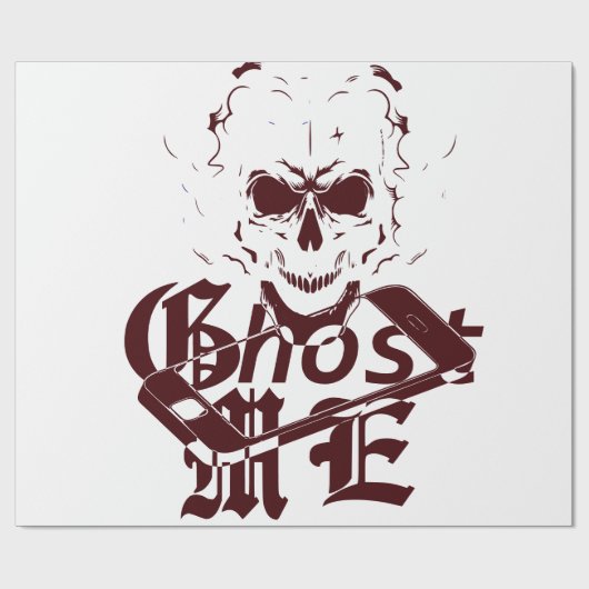 Geistertasche Geschenkpapier (Flach)