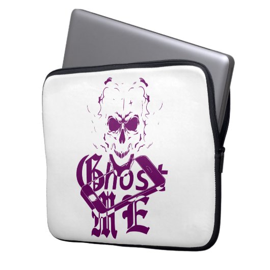Geistertasche Laptopschutzhülle (Vorderseite Links)