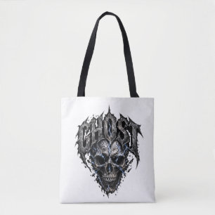 Geistertotenkopf-Gotik-Grafik-Tasche Tasche