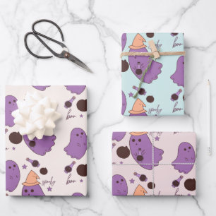 Geistertrank Spooky Halloween-Muster Geschenkpapier Set