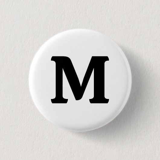 Geisterweiß einfarbig button (Vorderseite)