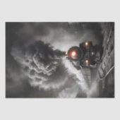 Geisterzug aus dem Jahr 1900 in einer Wüstenstatio Seidenpapier (Vorderseite)