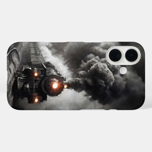 Geisterzug im Dunkeln Case-Mate iPhone Hülle (Rückseite (Horizontal))