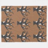 Geisterzweige Fleecedecke (Vorderseite (Horizontal))