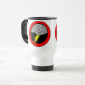 Geistesblitz-Reise-Tasse Reisebecher (Vorderseite Links)