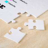 Geistesbrandmauer-Innere (anatomisches Gehirn) Puzzle (Seite)